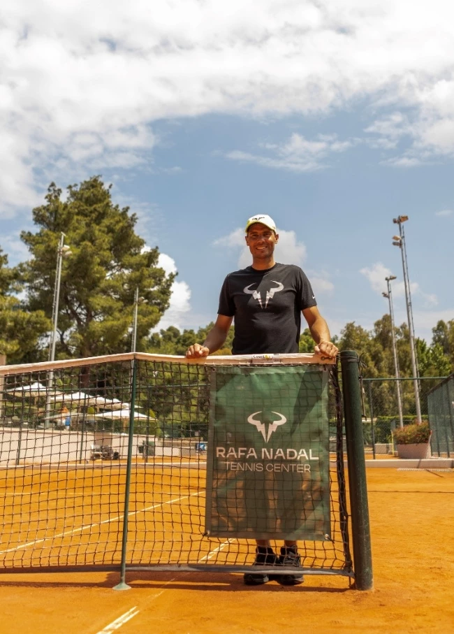 Ο Rafa Nadal στο RNTC