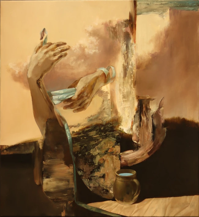 Mózes Incze,2021, Ringató, Rocking 60x70cm