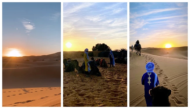 Ηλιοβασίλεμα στη Σαχάρα
