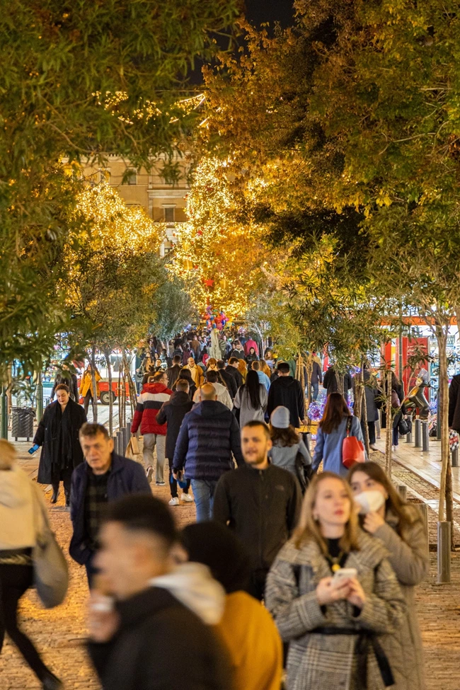 Χριστούγεννα 2022 πλατεία Συντάγματος