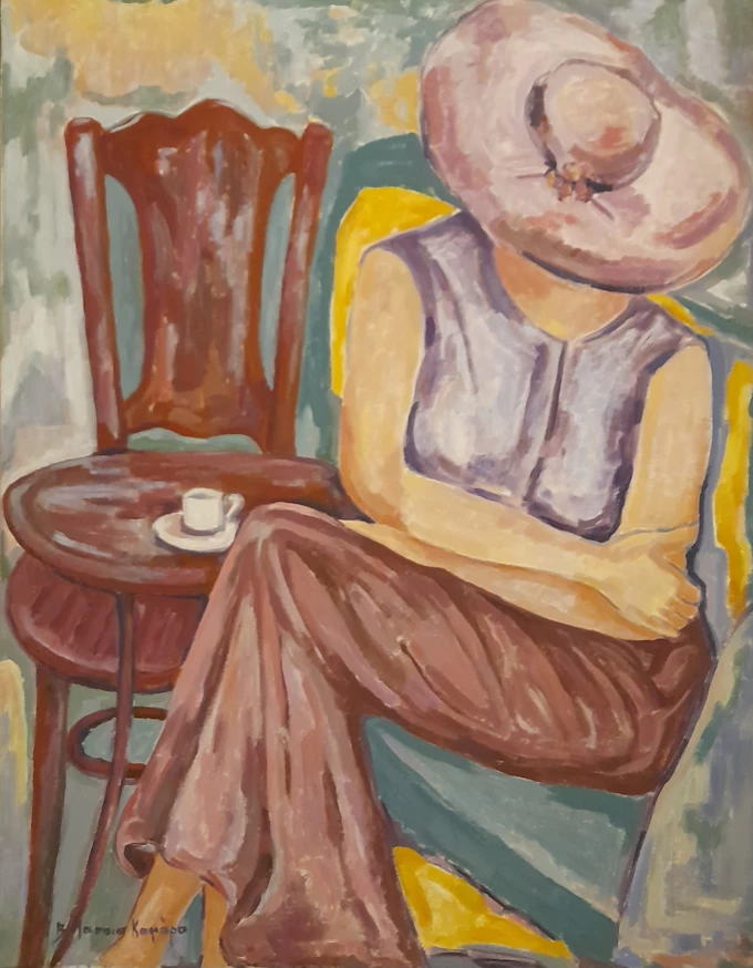 πίνοντας καφ