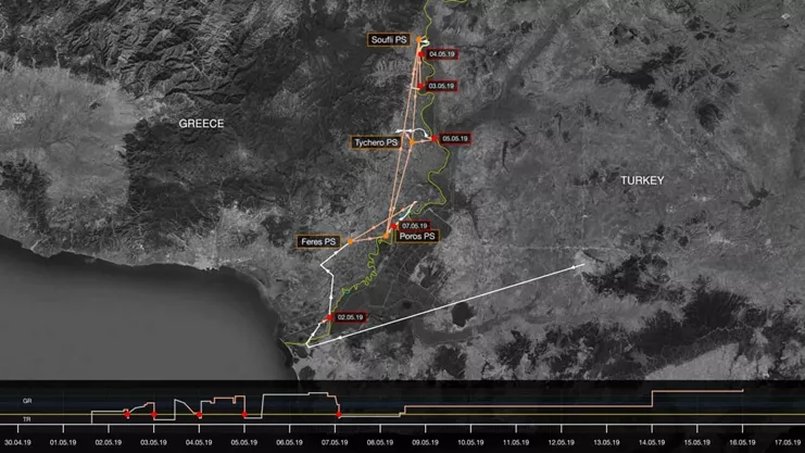 Witness’ trajectory. (Forensic Architecture)