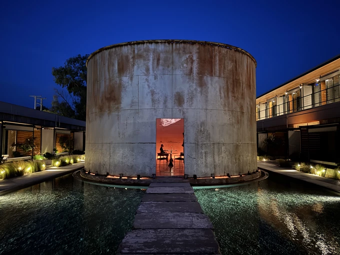 Το εστιατόριο Dex.Silo.01 στο Dexamenes Seaside Hotel, στην Κουρούτα Ηλείας
