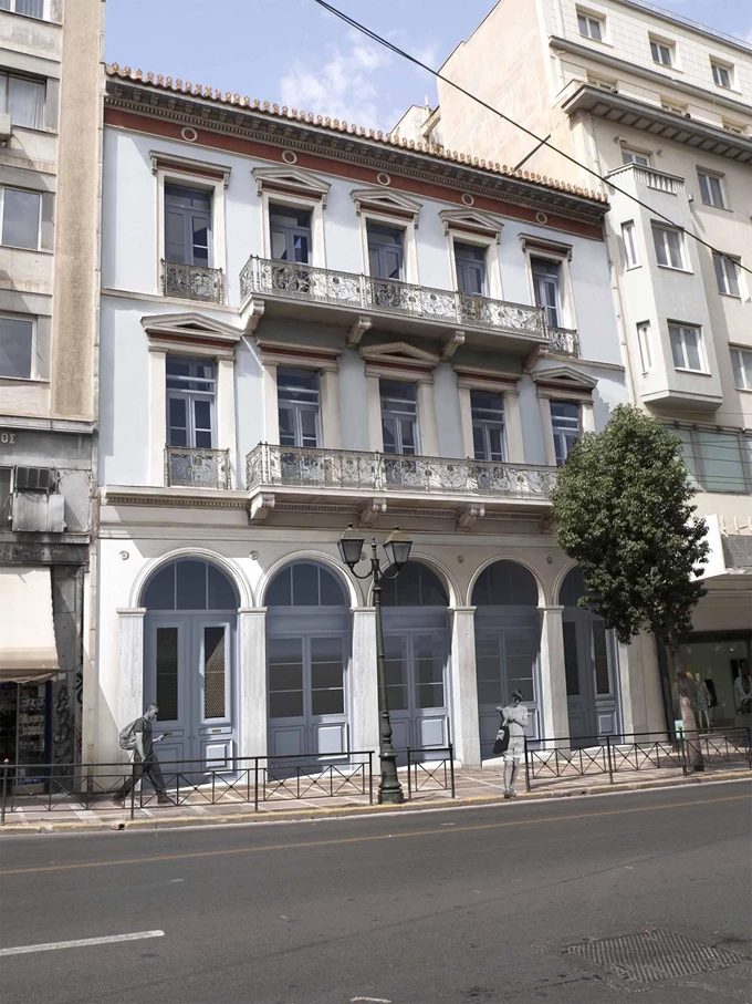 Φωτορεαλιστική απεικόνιση της όψης του κτηρίου επί της Σταδίου 47