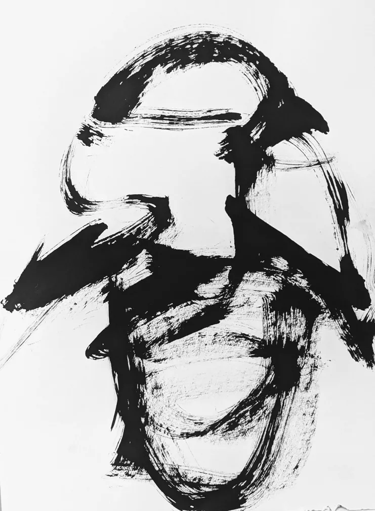 Untitled, Ink on paper. 2021. 29,7X42 @ZoumboulakisGalleries