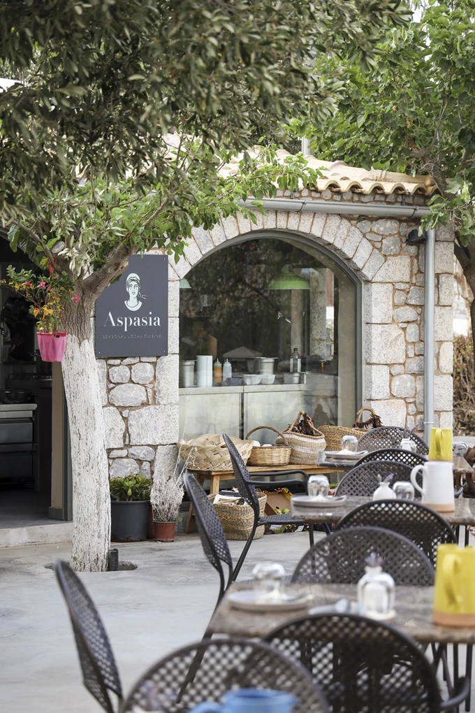 Το εστιατόριο Aspasia στη Μάνη