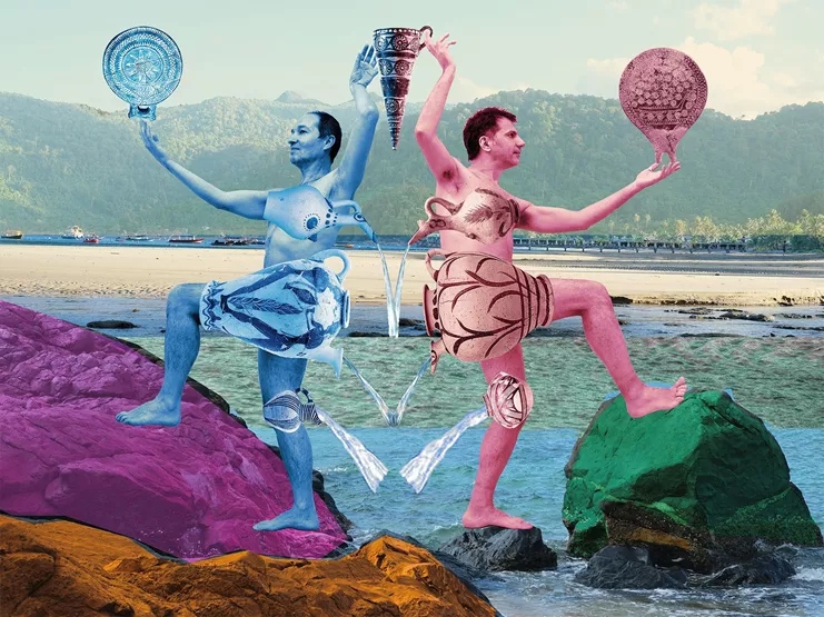 VASKOS, &quot;Υδρo-ερωτικά Φεγγάρια&quot;, 2024, φωτογραφική εκτύπωση, Παραχώρηση των καλλιτεχνών