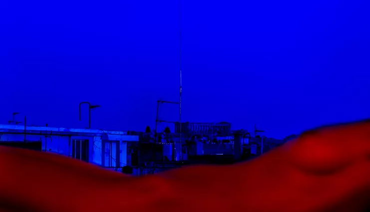 Ραφαήλ Σουλιώτης, "Αστικό Σ Εξωτισμός", εκτύπωση σε βαμβακερό χαρτί Fine Art Matte, 86x150 εκ.