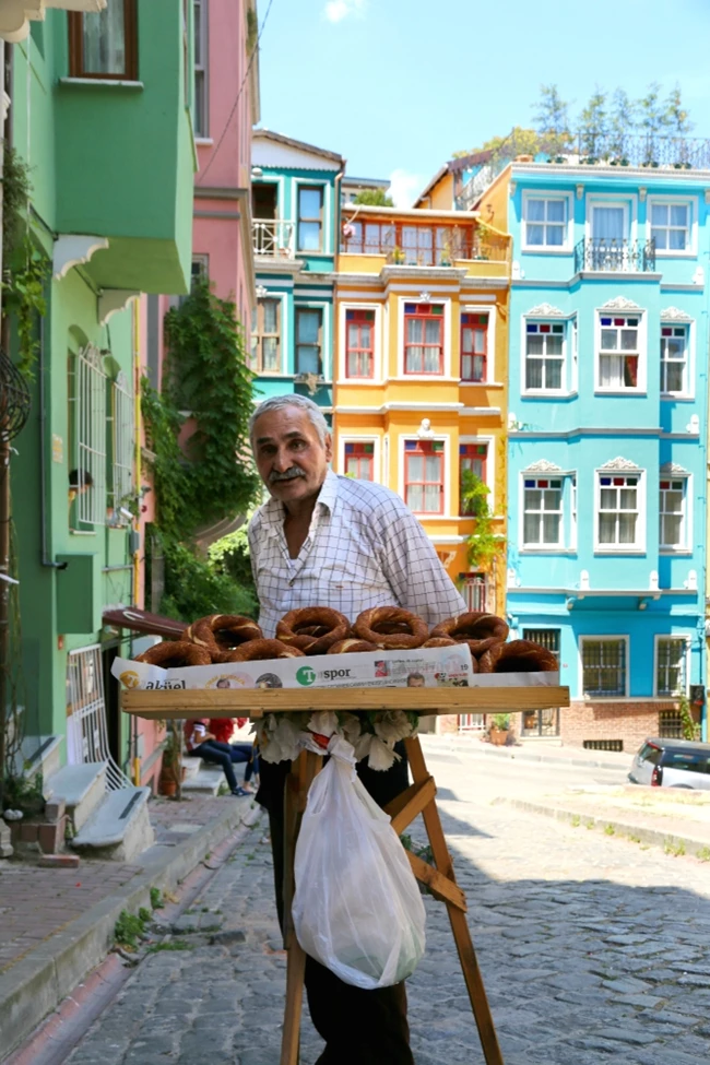 Κουλουρτζής, Πολύχρωμα Σπίτια του Μπαλάτ, Κωνσταντινούπολη