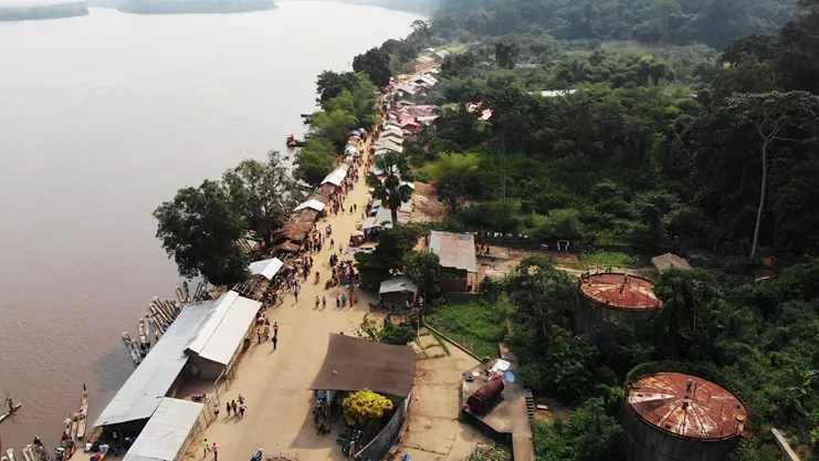 Sammy Baloji, «Aequare. The Future that Never Was», 2023 (video still) Μονοκάναλο βίντεο, έγχρωμο, ήχος, 21&#39; 04&#39;&#39; Ευγενική παραχώρηση του καλλιτέχνη και της Imane Farès, Παρίσι