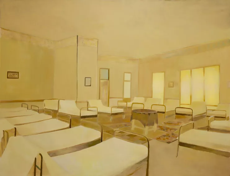 ΣΚΗΝΗ IV, 2023, ακρυλικό σε καμβά, 168x220cm