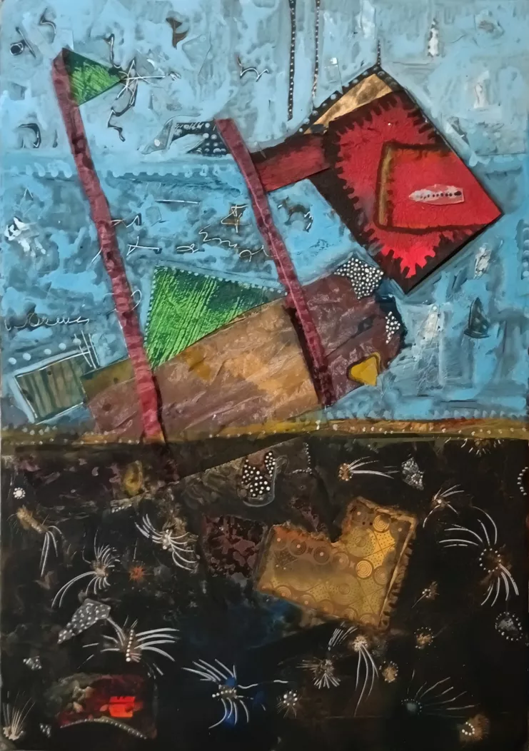 "Μετά την πτώση #3", 100x70εκ.