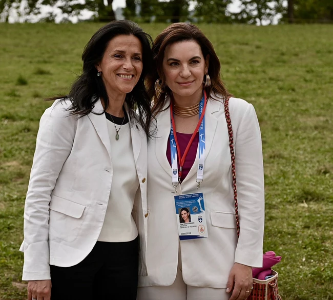 Η Όλγα Κεφαλογιάννη στην Τελετή Αφής της Ολυμπιακής Φλόγας