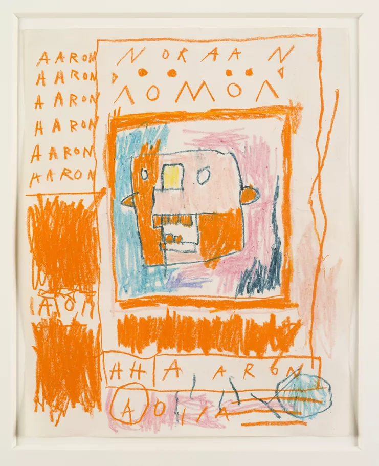 Jean-Michel Basquiat, Untitled, 1981. Oilstick on paper 28 x 21,5 cm