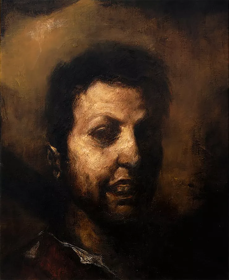 Ηλίας Παπαηλιάκης - Public Enemy - 2008 - λάδι σε καμβά