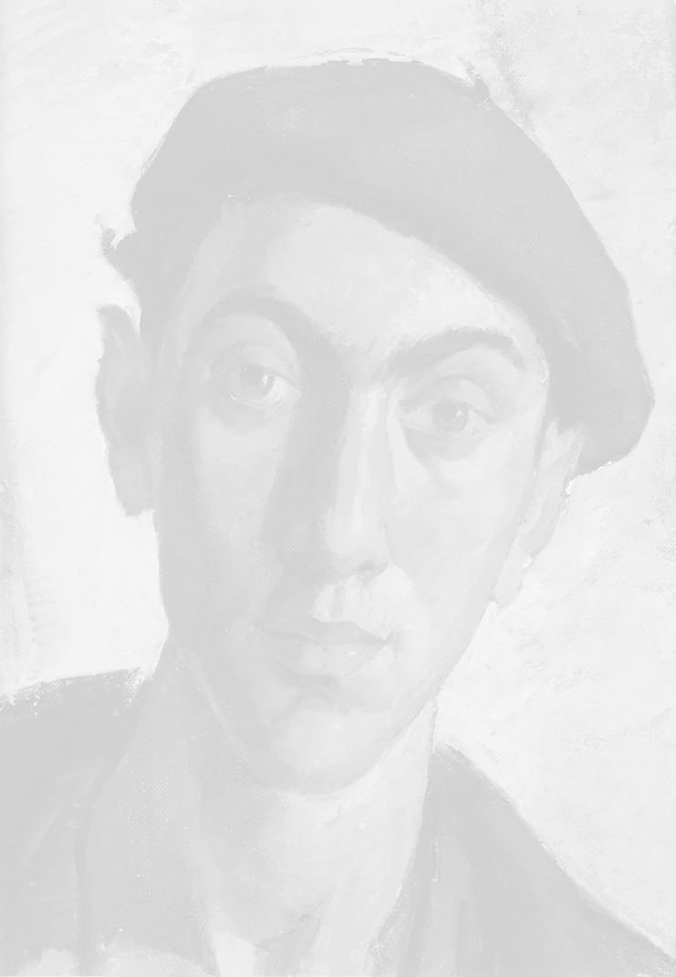 Γιάννης Μόραλης, Αυτοπροσωπογραφία, 1932. Λάδι σε καμβά