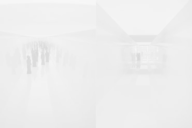 Γιώργος Χατζημιχάλης, &quot;Νοσοκομείο&quot;, 2004-2005, εγκατάσταση μεταβλητών διαστάσεων, λεπτομέρεια από το εσωτερικό του κτιρίου, Εθνικό Μουσείο Σύγχρονης Τέχνης (ΕΜΣΤ)