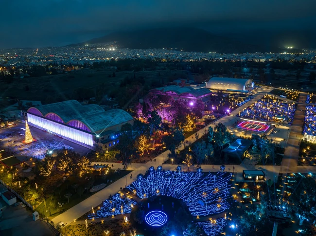 The Ellinikon Experience Park χριστουγεννιάτικη φωταγώγηση
