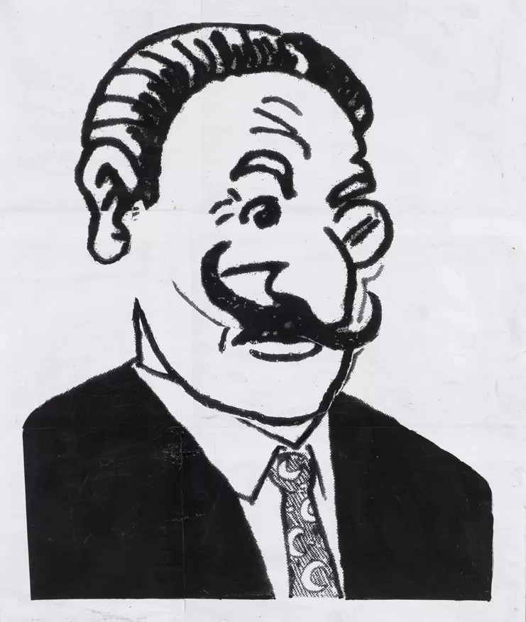 Loop du Loop , μικτή τεχνική σε χαρτί, 73 x 60 εκ., 2022 . Παραχώρηση της CITRONNE Gallery και του καλλιτέχνη