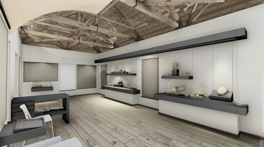 Σε πλήρη εξέλιξη τα έργα δημιουργίας Αρχαιολογικού Μουσείου και αποκατάστασης της Παναγίας Χωριανής στη Χάλκη