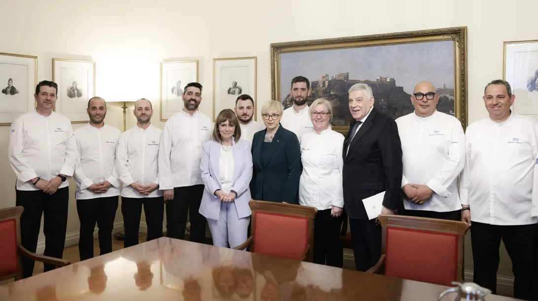 Ένα τραπέζι με γεύσεις Κυκλάδων στο Προεδρικό Μέγαρο