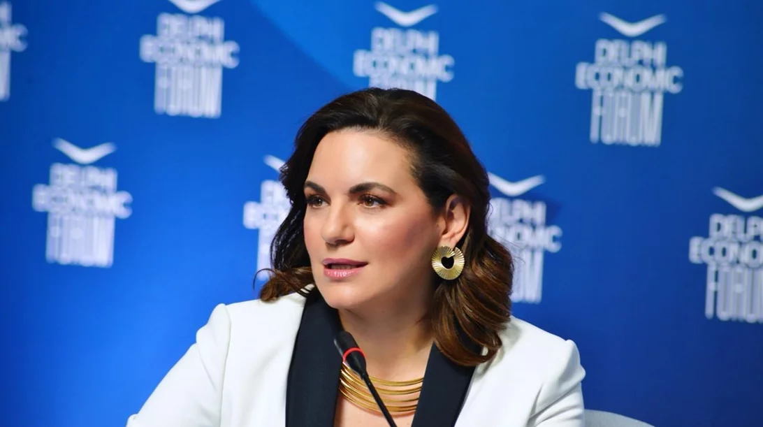 Η Όλγα Κεφαλογιάννη στο 9ο Φόρουμ των Δελφών