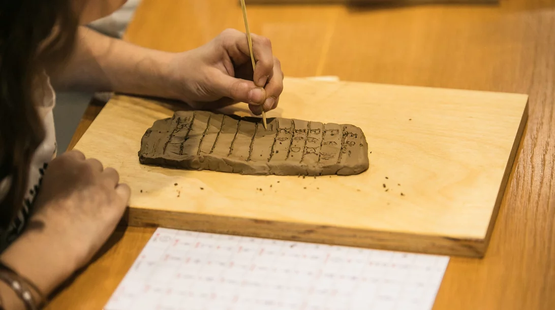 Φτιάξε το δικό σου πήλινο μυκηναϊκό tablet σε Γραμμική Β στο "Σπίτι του Αρχαιολόγου"