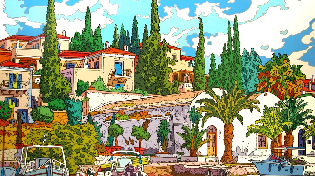 Τα ελληνικά νησιά μέσα από τα pop-art έργα του Benoit Paré
