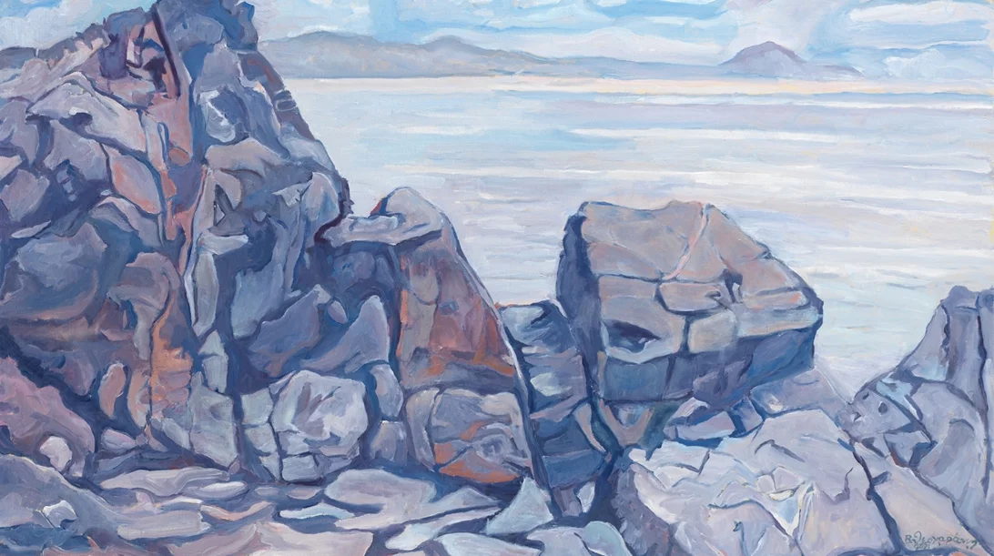 Το Ιστορικό Αρχείο-Μουσείο Ύδρας υποδέχεται την έκθεση "Βασίλης Θεοχαράκης. Γλαυκή θάλασσα"