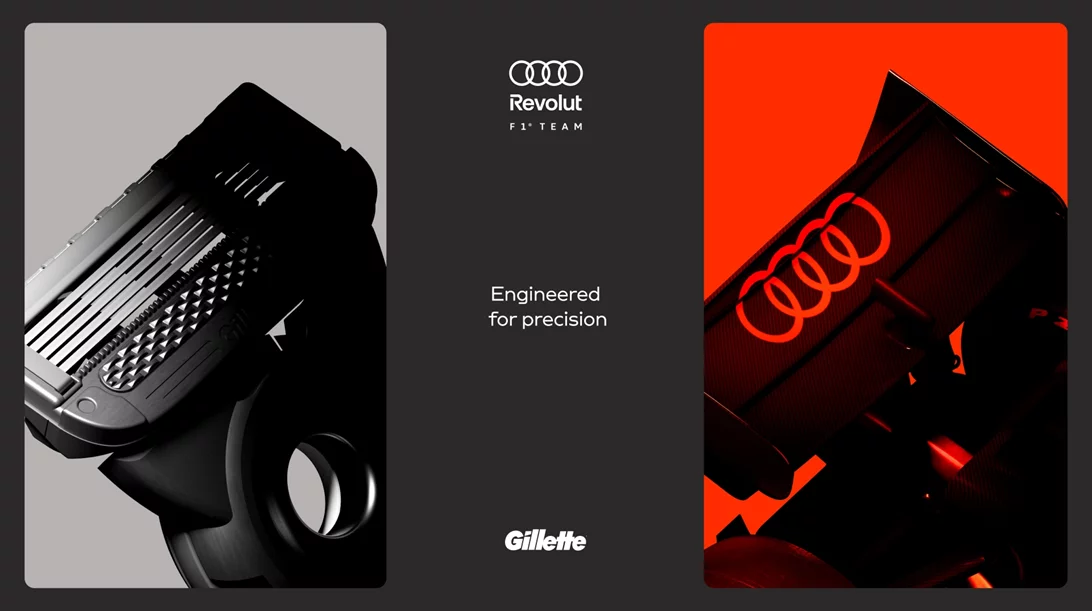 Η Audi Revolut F1 Team καλωσορίζει τη Gillette ως επίσημο συνεργάτη