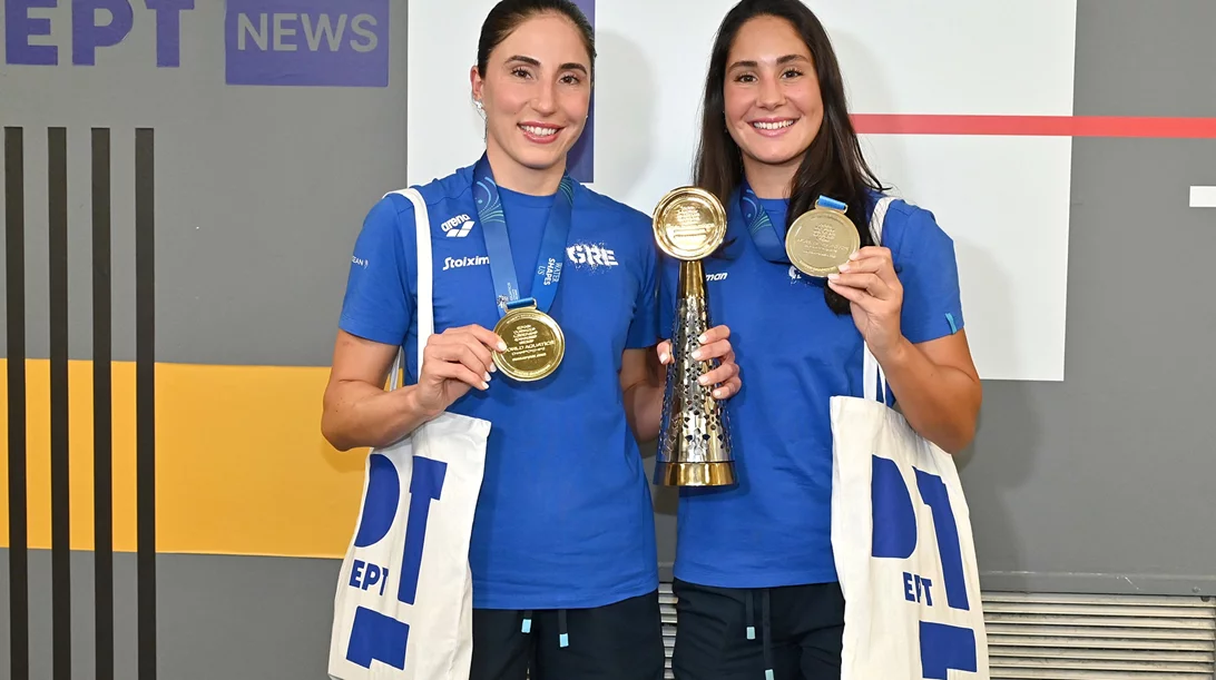 Οι νικήτριες της Εθνικής ομάδας Πόλο στην ΕΡΤ