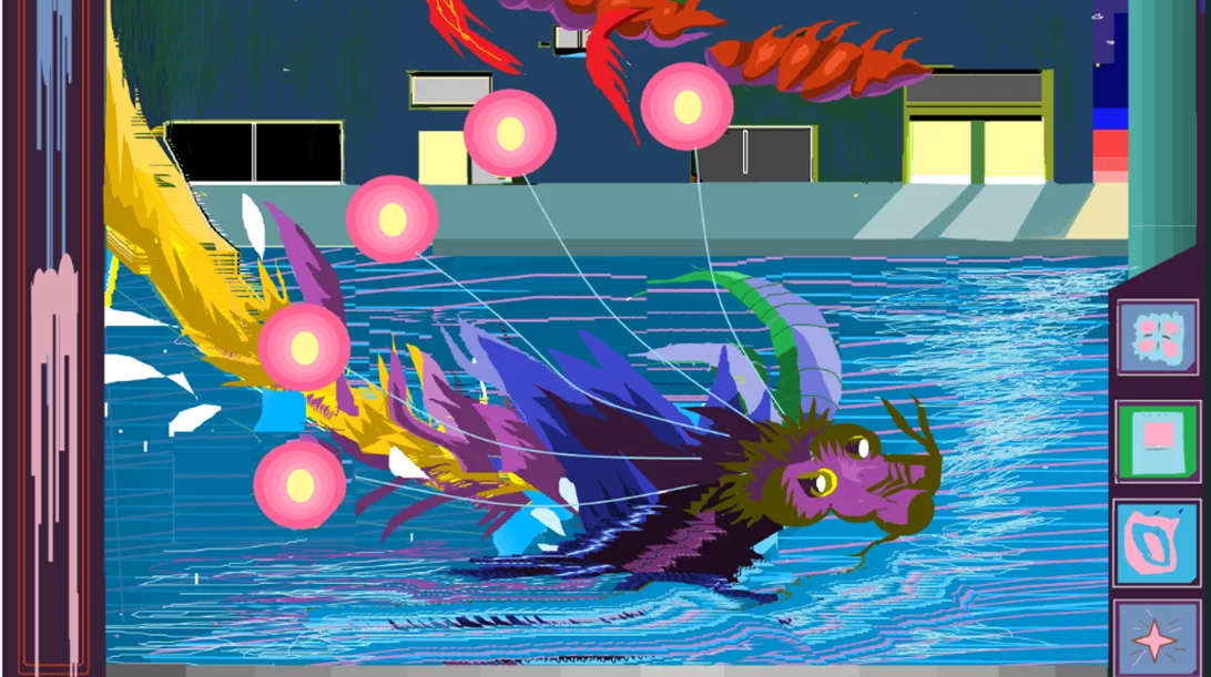 Ένα παλιό λογισμικό ζωγραφικής αναβιώνει στα χέρια του Ζήση Μπλιάτκα