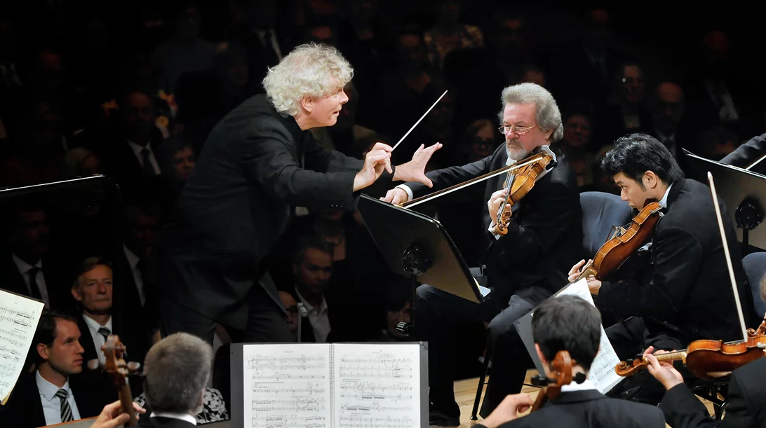 Η συναυλία της Φιλαρμονικής του Βερολίνου και του Simon Rattle στον Κήπο του Μεγάρου