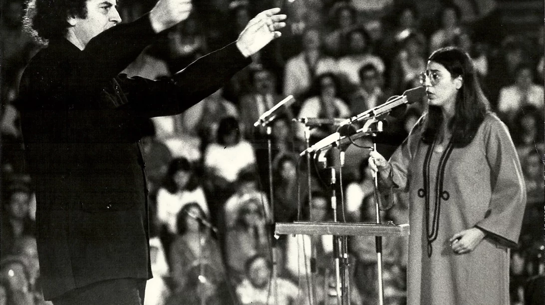 Το "Πνευματικό Εμβατήριο" του Άγγελου Σικελιανού και τραγούδια του Μίκη Θεοδωράκη στην Εθνική Λυρική Σκηνή