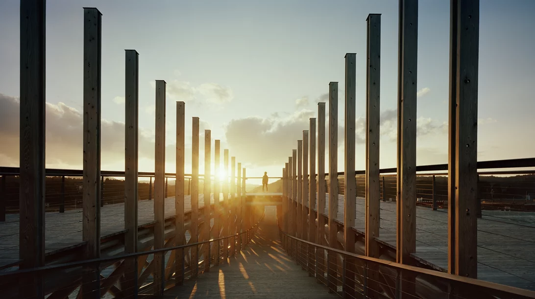 "Woodscapes": Η Erieta Attali απαθανατίζει τα ξύλινα αρχιτεκτονικά έργα του Kengo Kuma