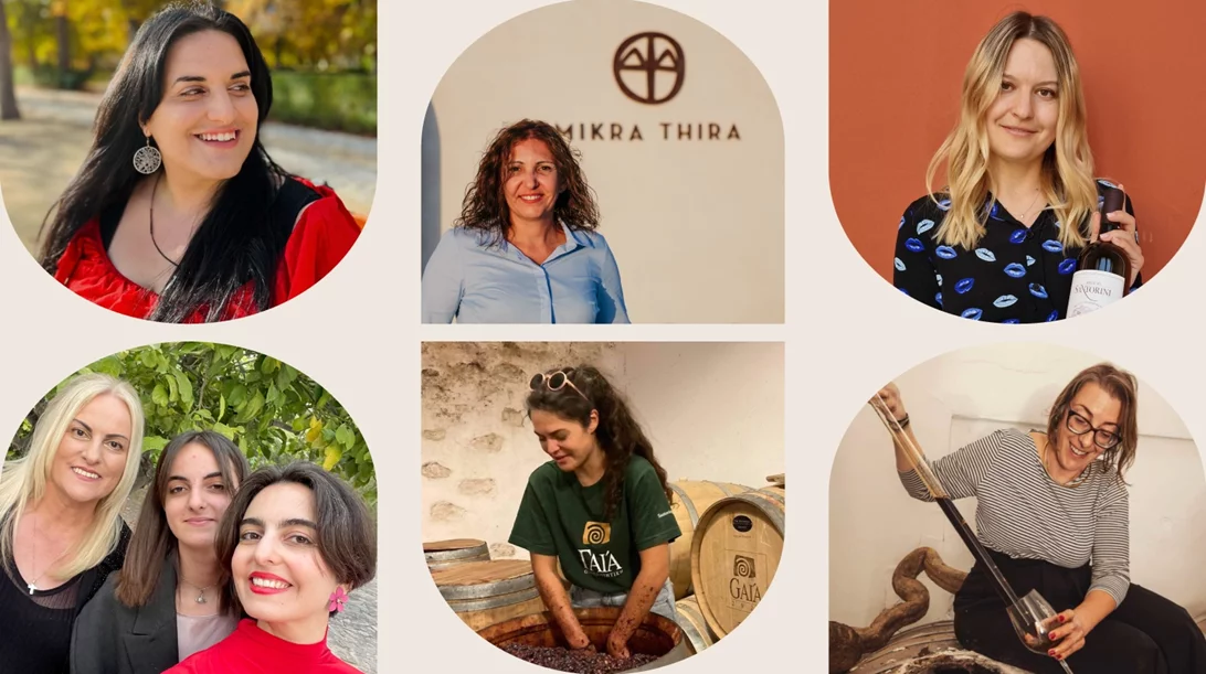 Παγκόσμια Ημέρα Γυναίκας: 8 Γυναίκες του Κρασιού της Σαντορίνης "γιορτάζουν" μαζί και πληθωρικά!