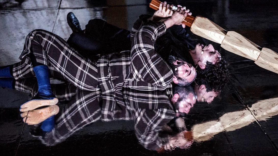 Πρεμιέρα για τα "Βατράχια" με Άρη Σερβετάλη και Μιχάλη Σαράντη σε Θεσσαλονίκη και Επίδαυρο: Δείτε τις νέες φωτογραφίες