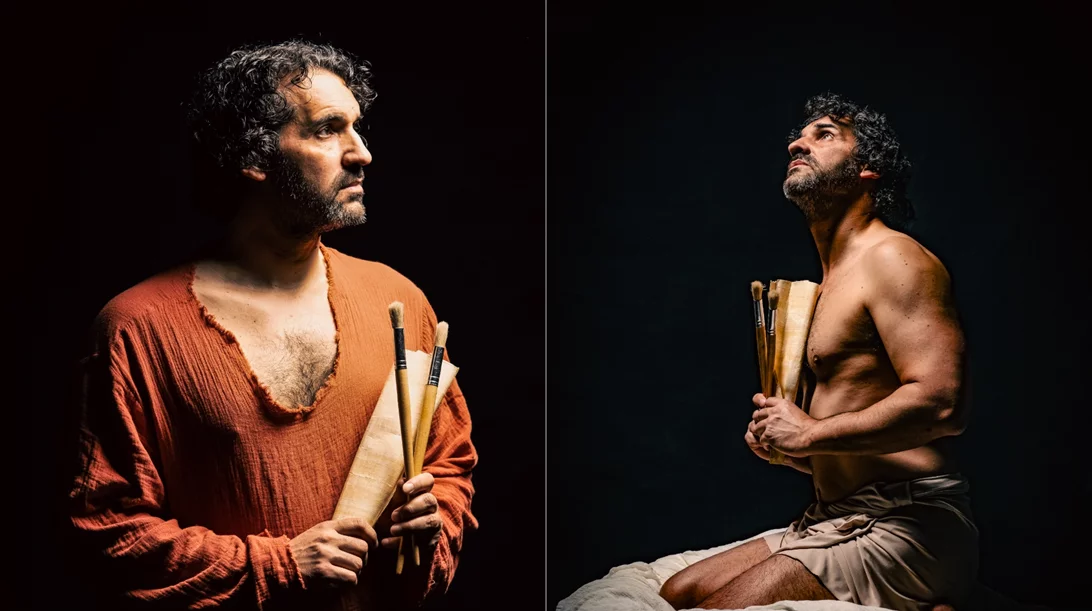 Ο "Βιτρούβιος" του Ντα Βίντσι γίνεται θεατρικός ήρωας στο Θέατρο της Ανωτάτης Σχολής Καλών Τεχνών