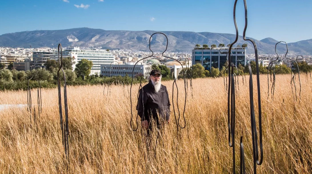 Ο Γιώργος Ξένος ζωγραφίζει τον αιθέρα από την πλαγιά του ΚΠΙΣΝ