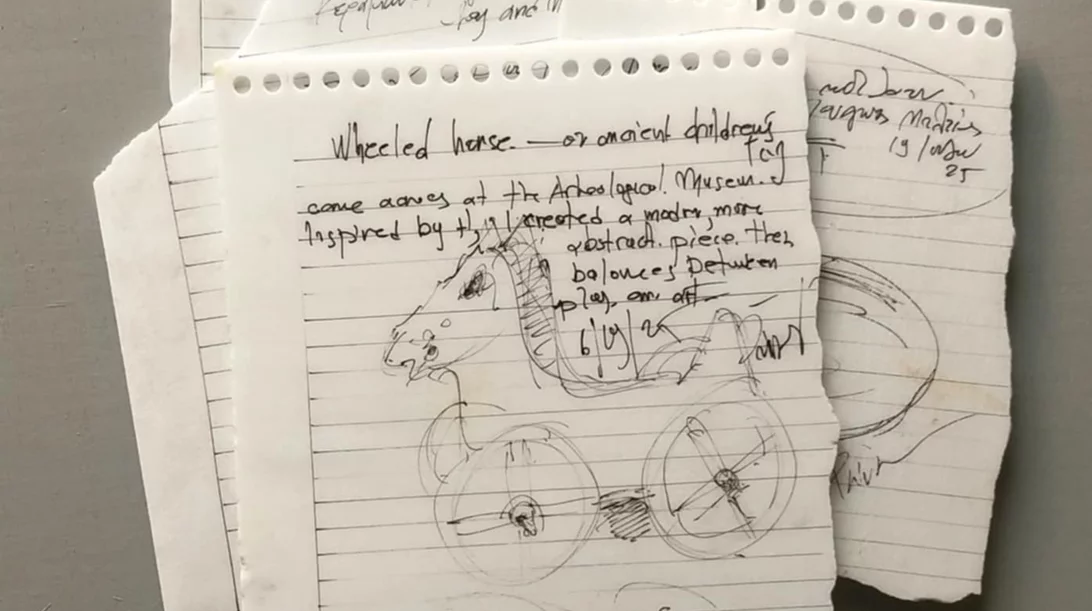 Η έκθεση "Θραύσματα" μνημονεύει την αρχαία ελληνική τέχνη