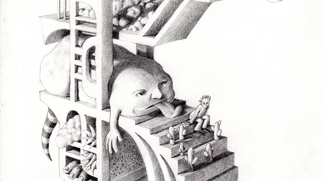 Ένας γραφίστας πειραματίζεται με το πρωτοποριακό κίνημα του Λεττρισμού