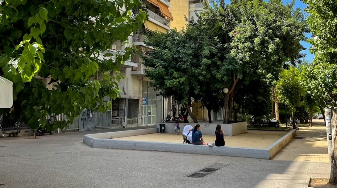 Ανάπλαση δύο δημόσιων χώρων στα Κάτω Πατήσια