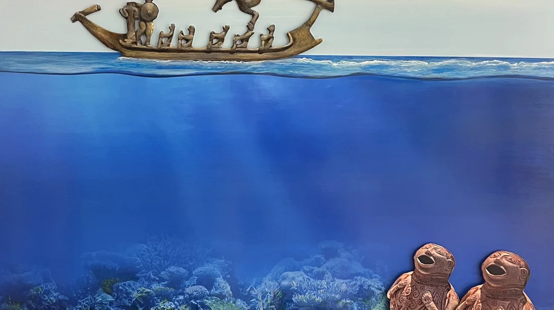 Τα "Ευρήματα" της Κικής Βουλγαρέλη στο Καφέ του Εθνικού Αρχαιολογικού