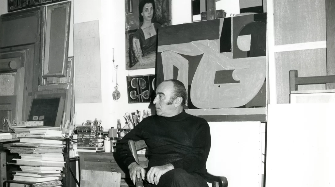 Η πολύτροπη προσωπικότητα του Γιάννη Μόραλη αποκαλύπτεται μέσα από τον "ιδιωτικό χώρο" που έχει στηθεί στο Μπενάκη