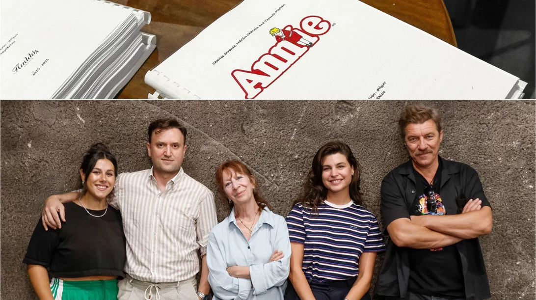 "Annie": Αποκλειστικές φωτογραφίες από την πρώτη ανάγνωση στο Παλλάς