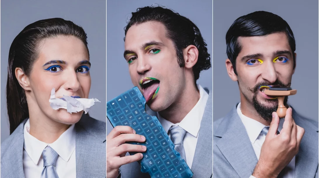 Πρώτες φωτογραφίες από το παρανοϊκό πολιτικό "Μεμοράντουμ" στο Θέατρο "Μπέλλος"