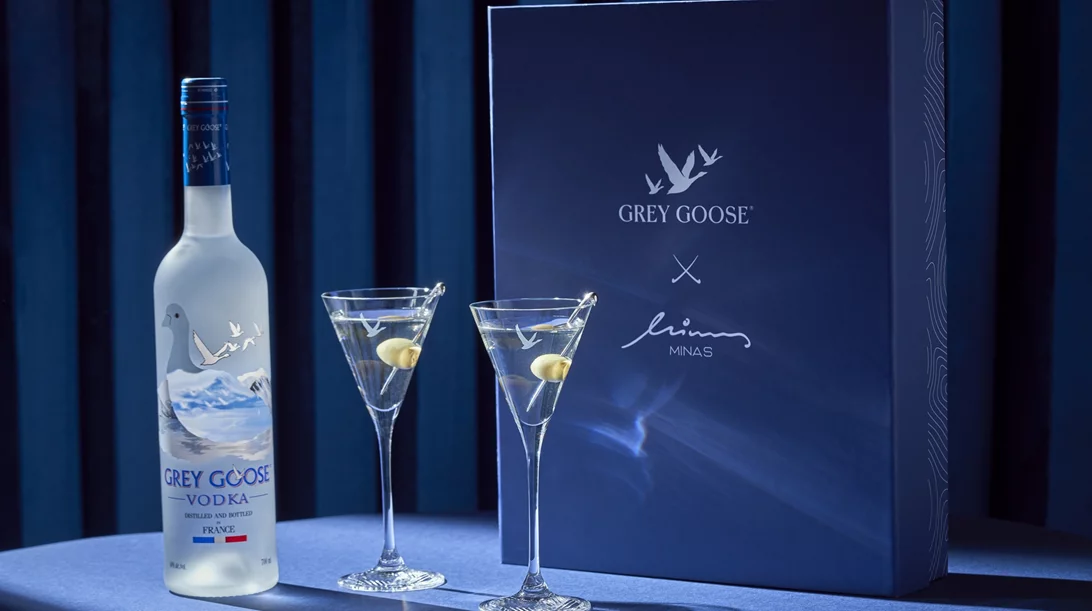 GREY GOOSE x MINAS για ακόμη πιο premium vodka martini cocktails