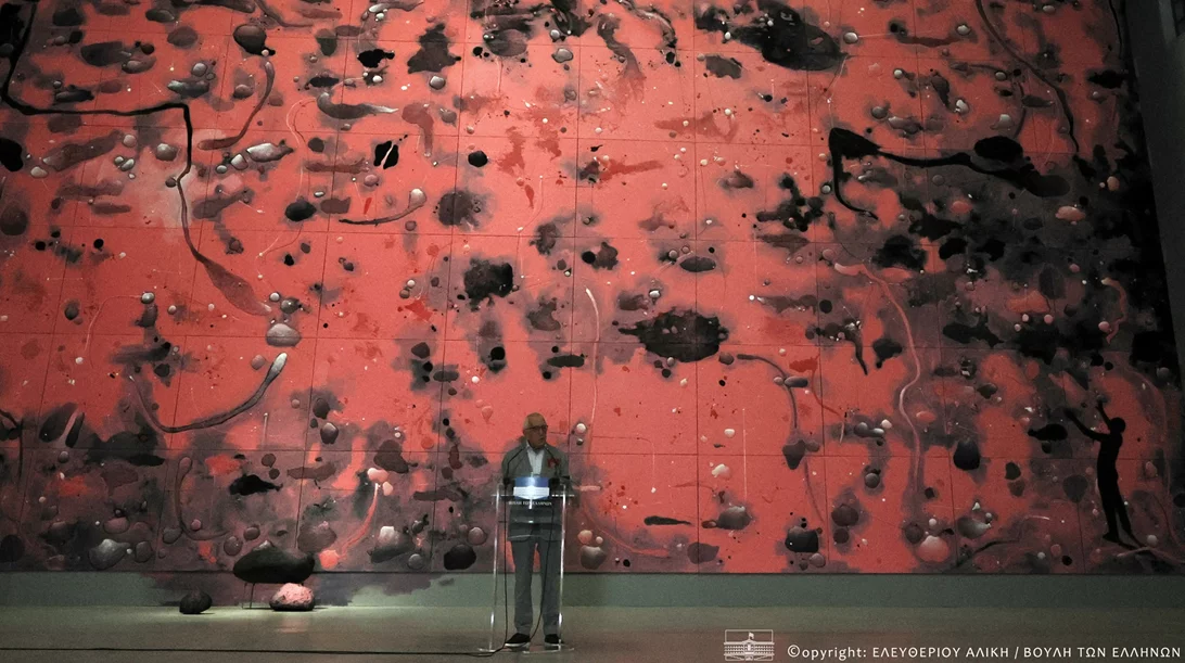 Ένα επιβλητικό έργο του Κώστα Τσόκλη κοσμεί πλέον το Καπνεργοστάσιο