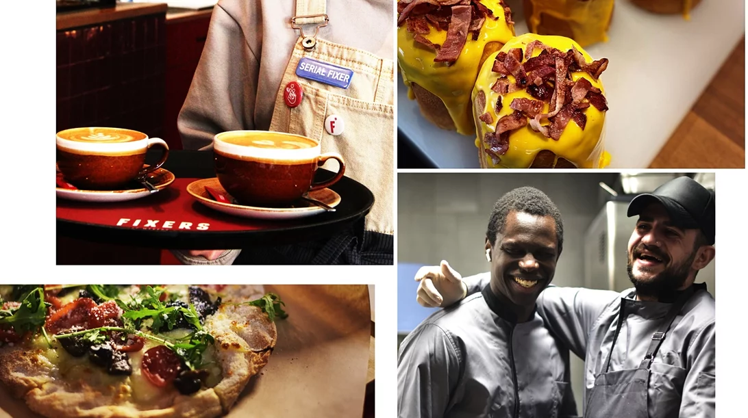 Οι "Fixers" σου φτιάχνουν υπέροχο καφέ, λαχταριστά σνακ, αλλά κυρίως τη διάθεση