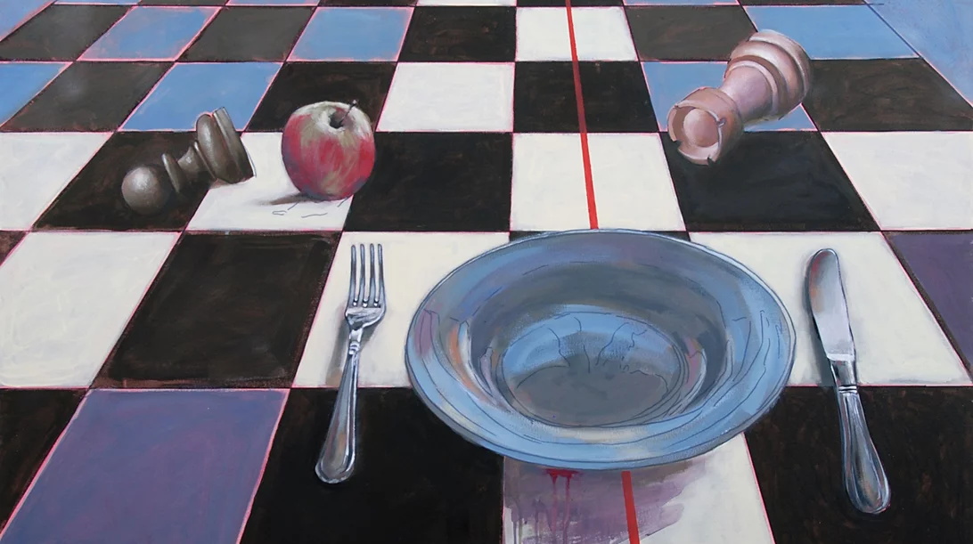 "To σκάκι και άλλες ιστορίες" είναι η νέα έκθεση της Ειρήνης Κομνηνού